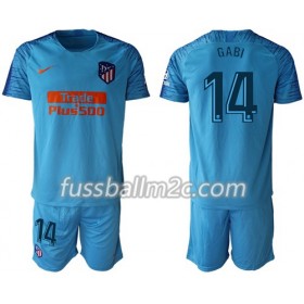 Fußballtrikots Atlético Madrid Gabi 14 Kinder Auswärts Trikotsatz 2018-2019